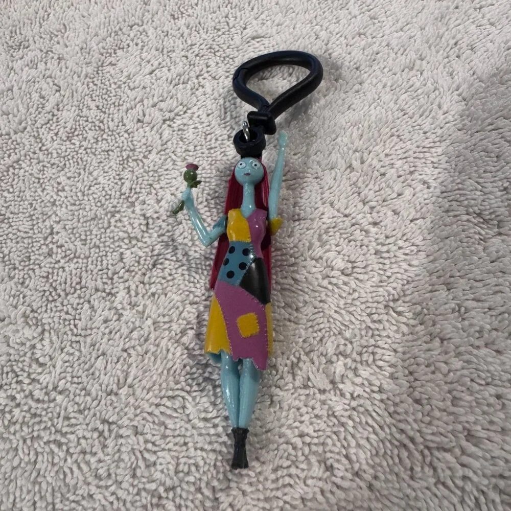Disney The Nightmare Before Christmas Chibi In Motion Sally figure keychain.